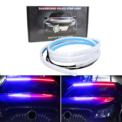 La advertencia de puerta impermeable bicolor universal de coche llevó 12V ligero el 120cm