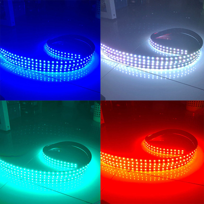 La linterna colorida del coche del ambiente del control de la voz llevó la tira RF decorativo Rgb 5050