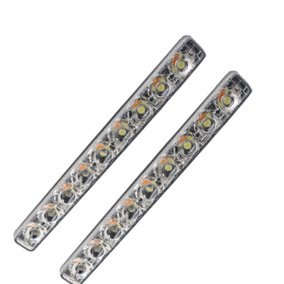 Tira de tubo llevada linterna de aluminio del coche de Drl del automóvil bicolor con la lente del ABS