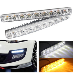Tira de tubo llevada linterna de aluminio del coche de Drl del automóvil bicolor con la lente del ABS