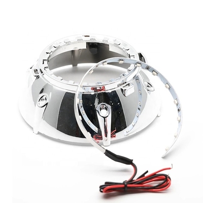 RGB 2,5 ojos ambiente del diablo del anillo LED de la linterna de las luces del coche de 3,0 pulgadas LED