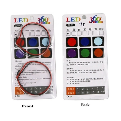 RGB 2,5 ojos ambiente del diablo del anillo LED de la linterna de las luces del coche de 3,0 pulgadas LED