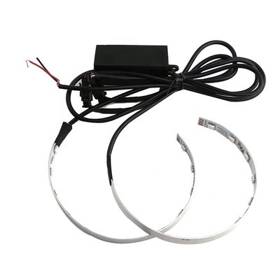 El demonio labrador auto del proyector ambiente de las luces SMD del coche del control LED de DC12V 5000lm APP llevó el equipo de los anillos del halo