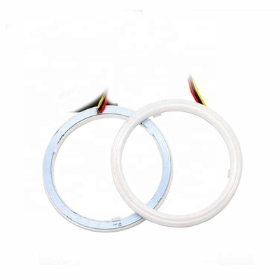 4014 el color dual ligero corriente ambiente de las luces 60m m DRL del coche del LED llevó a Angel Eyes Kit