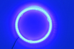 Lámpara AZUL ROJA ambiente 12-18V de la niebla de las luces 100M M del coche de Angel Eyes LED de la mazorca