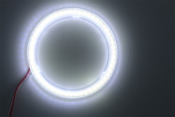 Lámpara AZUL ROJA ambiente 12-18V de la niebla de las luces 100M M del coche de Angel Eyes LED de la mazorca