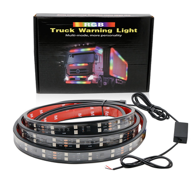 24V 5050 SMD 5A 2.4m Luces de la atmósfera interior del automóvil con mando a distancia para camioneta