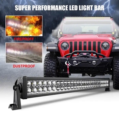 22 pulgadas resistente al polvo LED Light Bar para camión, 4wd Jeep SUV Barca LED Offroad Light Bar
