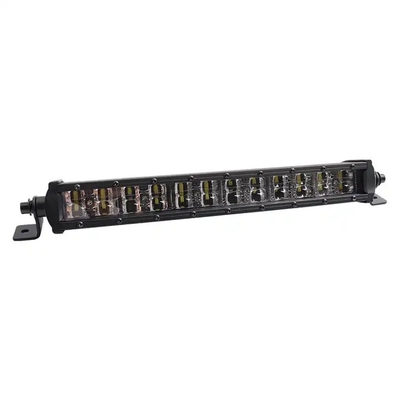 6D reflector fuera de la carretera LED barra de luz 4x4 12V 24V fila única de automóviles LED barra de luz