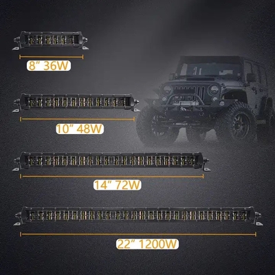 Fuera de la carretera 4x4 Jeep Truck UTV LED Light Bar 12V 24V Bar de luz LED automotriz