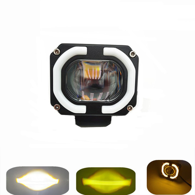 4x4 Offroad lámpara de trabajo LED faros de niebla luz de conducción 12-80V 4 pulgadas 30W doble color