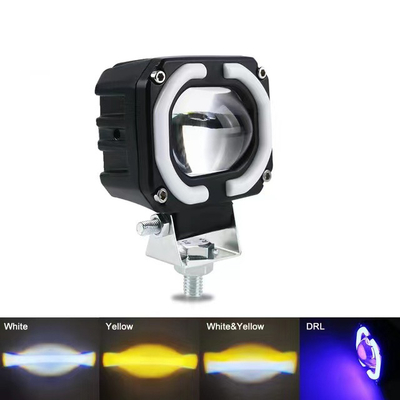 4x4 Offroad lámpara de trabajo LED faros de niebla luz de conducción 12-80V 4 pulgadas 30W doble color