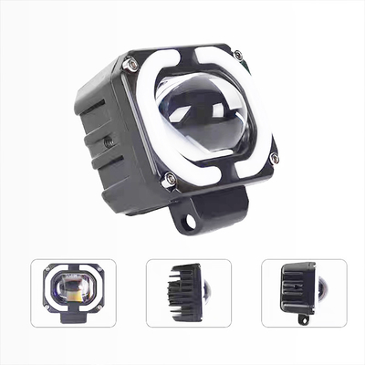 4x4 Offroad lámpara de trabajo LED faros de niebla luz de conducción 12-80V 4 pulgadas 30W doble color
