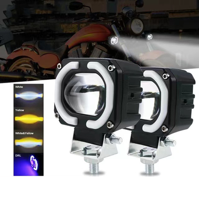 4x4 Offroad lámpara de trabajo LED faros de niebla luz de conducción 12-80V 4 pulgadas 30W doble color