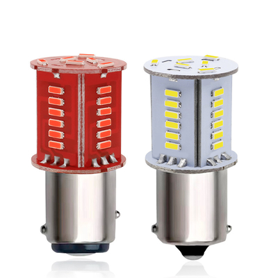 Indicadores de giro LED de automóviles personalizables 3014 30SMD S25 1156 BA15S BAU15S BAY15D lámpara trasera