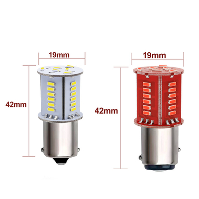 Indicadores de giro LED de automóviles personalizables 3014 30SMD S25 1156 BA15S BAU15S BAY15D lámpara trasera