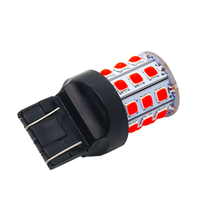 Signales de giro LED blancos de larga duración para automóviles 12V Cuerpo de aleación de aluminio Blanco Amarillo Rojo 3030 33SMD