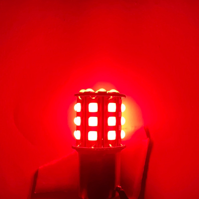 Signales de giro LED blancos de larga duración para automóviles 12V Cuerpo de aleación de aluminio Blanco Amarillo Rojo 3030 33SMD