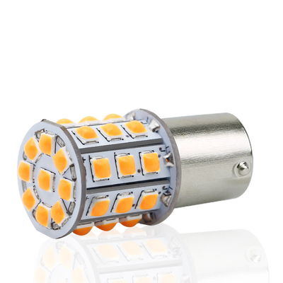 Signales de giro LED blancos de larga duración para automóviles 12V Cuerpo de aleación de aluminio Blanco Amarillo Rojo 3030 33SMD