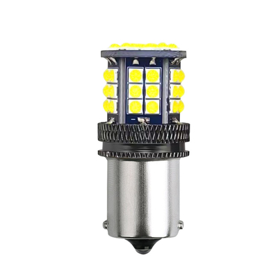 Indicadores de señales de giro LED de aleación de aluminio 3030 39 SMD 12v 1156 BA15S 1157 BAY15D T20 T25 Indicador de giro de automóvil