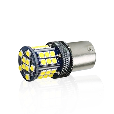 Indicadores de señales de giro LED de aleación de aluminio 3030 39 SMD 12v 1156 BA15S 1157 BAY15D T20 T25 Indicador de giro de automóvil
