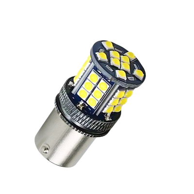Indicadores de señales de giro LED de aleación de aluminio 3030 39 SMD 12v 1156 BA15S 1157 BAY15D T20 T25 Indicador de giro de automóvil