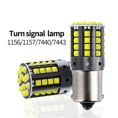 Luz de retroceso LED de aleación de aluminio blanco 1156 1157 T20 3030 44SMD 12V 24V