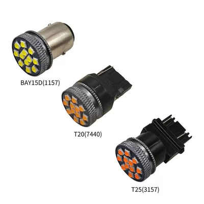 1156 Indicadores de giro del freno LED Solución definitiva para la función de señal de giro LED 1156 W21/5W 1157 BAY15D P21/5W LED