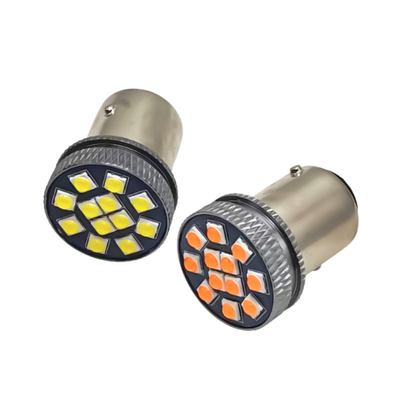 1156 Indicadores de giro del freno LED Solución definitiva para la función de señal de giro LED 1156 W21/5W 1157 BAY15D P21/5W LED