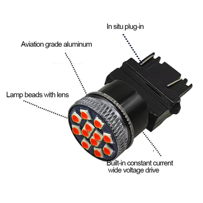1156 Indicadores de giro del freno LED Solución definitiva para la función de señal de giro LED 1156 W21/5W 1157 BAY15D P21/5W LED