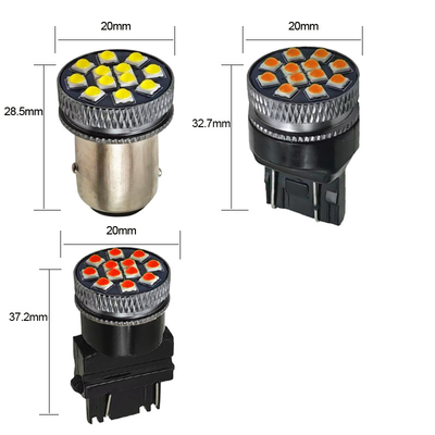 1156 Indicadores de giro del freno LED Solución definitiva para la función de señal de giro LED 1156 W21/5W 1157 BAY15D P21/5W LED