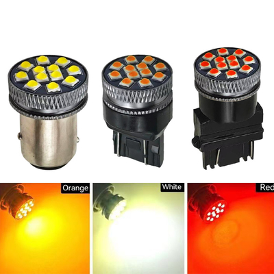 1156 Indicadores de giro del freno LED Solución definitiva para la función de señal de giro LED 1156 W21/5W 1157 BAY15D P21/5W LED