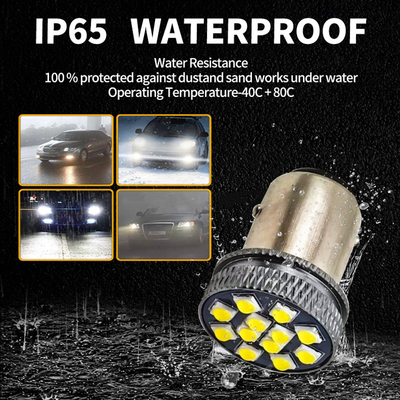 1156 Indicadores de giro del freno LED Solución definitiva para la función de señal de giro LED 1156 W21/5W 1157 BAY15D P21/5W LED