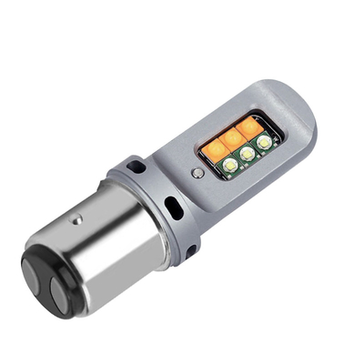 Luzes de señal de giro de freno LED de larga duración de 5W con 1156 bombillas LED universales de 12 smd 1156 P21W BA15S PY21W 3157 7443 Canbus