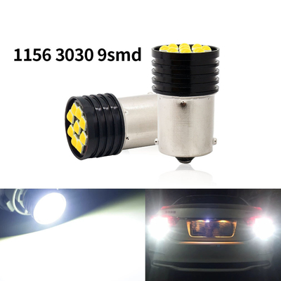 1157 BAY15D LED P21/5W 1156 BA15S P21W bombillas LED 9 SMD 3030 R5W R10W luz de cola de freno de automóvil