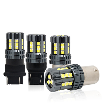 Luzes LED de giro de automóviles de color blanco Auto 12V 24V 2835 45SMD 1156 1157 T25 3156 3157 T20 7440 7443 Canbus bombillas de automóvil LED