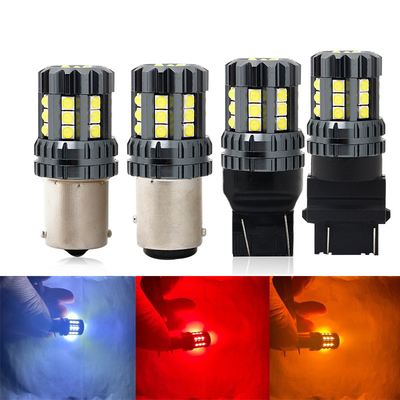 Luzes LED de giro de automóviles de color blanco Auto 12V 24V 2835 45SMD 1156 1157 T25 3156 3157 T20 7440 7443 Canbus bombillas de automóvil LED