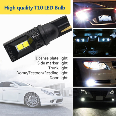 360 grados LED bombillas T10 194 168 147 W5W 3030 Car LED interior bombillas de error libre de la placa de licencia luz