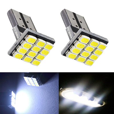 Potencia 9W bombillas LED impermeables IP67 360 grados Luz de automóvil 12v T10 12SMD 1206 3020 Luz de lectura placa de licencia