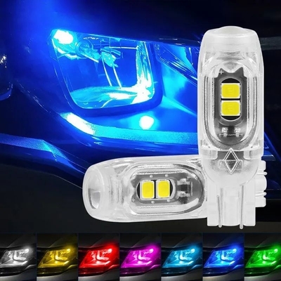 360 grados de luz LED bombilla de automóvil placa de licencia luz T10 2835 3030 5smd LED resaltado 5W5 lámpara de ancho pequeño no polar