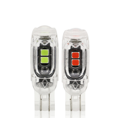 360 grados de luz LED bombilla de automóvil placa de licencia luz T10 2835 3030 5smd LED resaltado 5W5 lámpara de ancho pequeño no polar