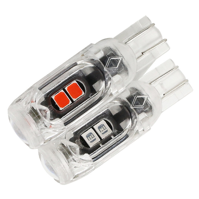 360 grados de luz LED bombilla de automóvil placa de licencia luz T10 2835 3030 5smd LED resaltado 5W5 lámpara de ancho pequeño no polar