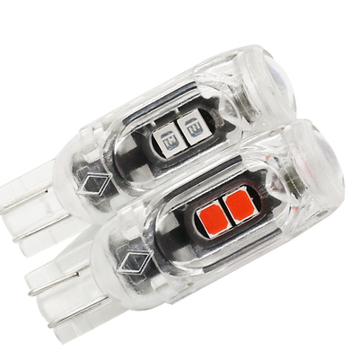 360 grados de luz LED bombilla de automóvil placa de licencia luz T10 2835 3030 5smd LED resaltado 5W5 lámpara de ancho pequeño no polar