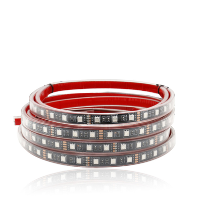 Luces de interior LED para automóviles Control remoto multicolor ABS flexible 12V Luz de banda LED de automóvil