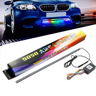 Universal ABS Car Interior LED Luces a prueba de agua 56CM Car Flash Strobe Light Light Knight Rider Escáner luz