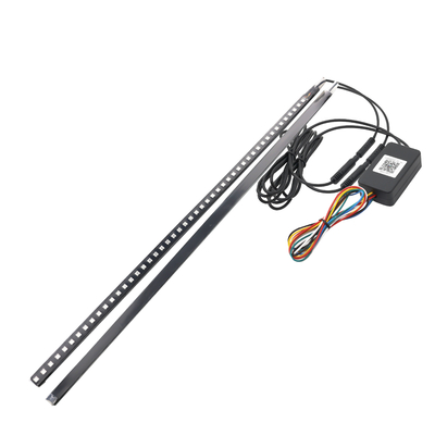 Universal ABS Car Interior LED Luces a prueba de agua 56CM Car Flash Strobe Light Light Knight Rider Escáner luz