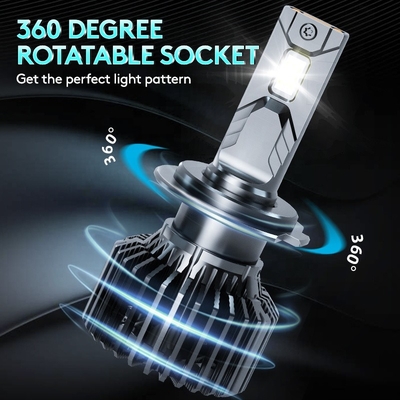 Linterna automotriz H1 H3 H4 H7 H11 9005 del lumen LED de O3 12V 55W 12000 bulbo llevado 9006 D2H de la linterna