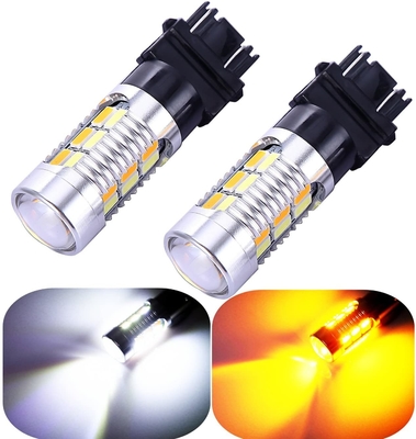 3157 3057 3357 4157 luces de señal de vuelta del freno del LED Amber Switchback 22 SMD con el proyector