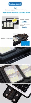 Luz de calle solar de 120 vatios para la prenda impermeable blanca de la resistencia IP65 de la inundación de la luz del día al aire libre 5000K
